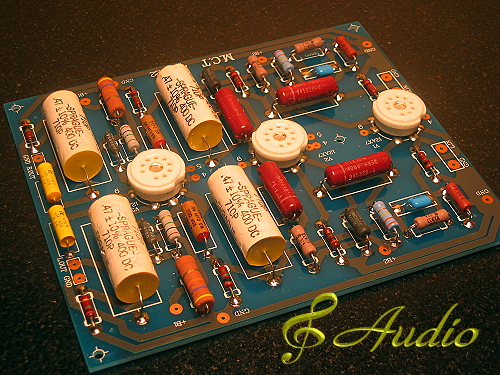 Tube PreAmp Finish PCB  Upgraded design to Mcintosh C22  