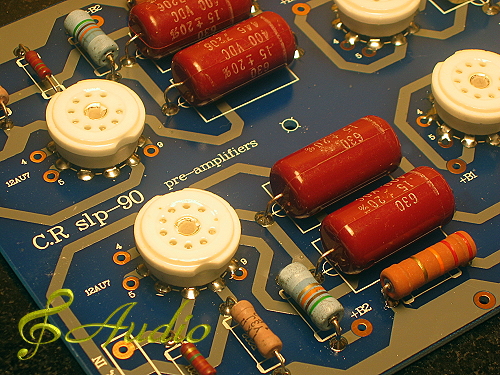 Tube PreAmp Finish PCB   Upgraded design for Cary SLP90  