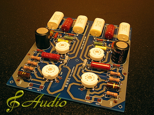 Tube PreAmp Finish PCB   Upgraded Design from Marantz 7  